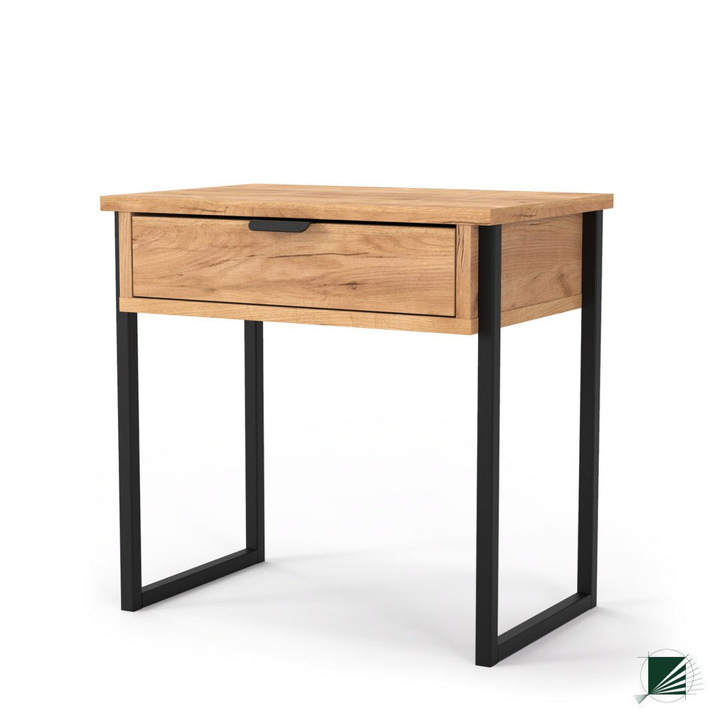 Bed Table LOFT Oak Black - DecorMania.eu