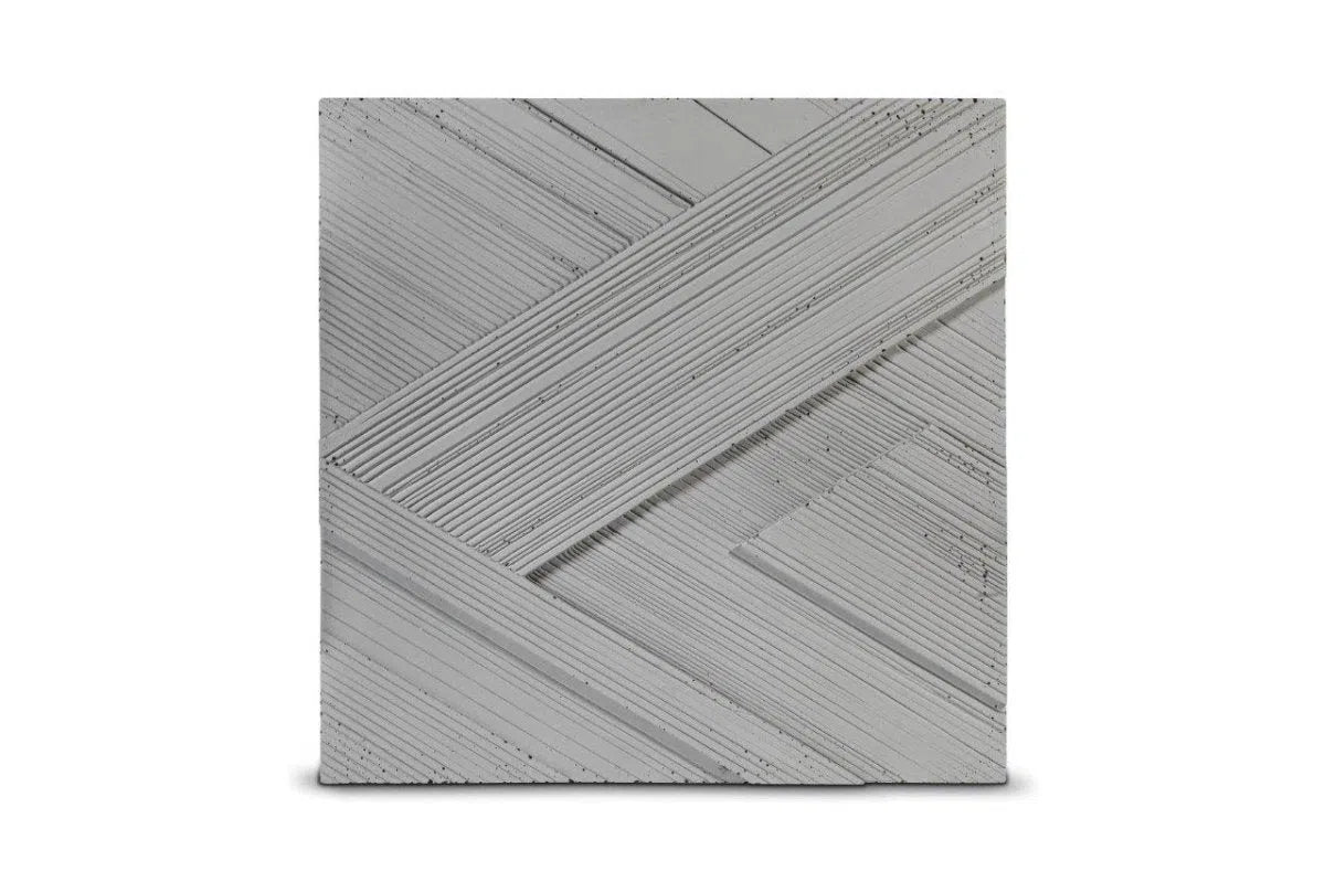 Concrete 3D Tile LUX - Box of 4 - DecorMania.eu