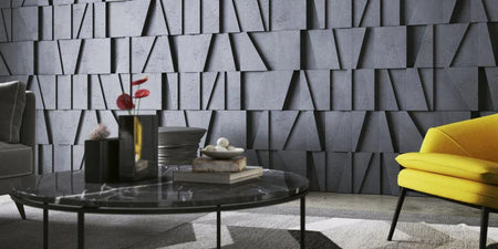 Concrete 3D Wall Panel MULTI BOOKCASE - DecorMania.eu