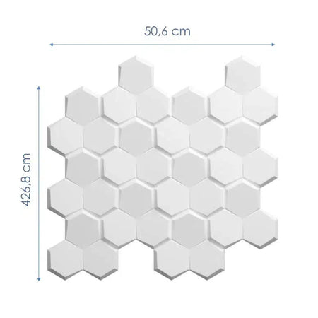 HEXA 3D Wall Panel EPS - 3D Polystyrene Wall Panels | DecorMania