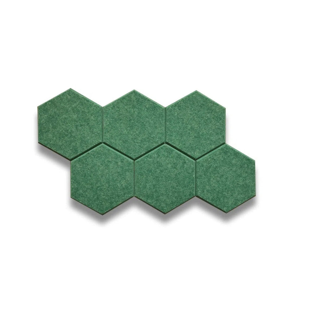 HEXA Felt 3D - DARK GREEN 3pcs. - DecorMania.eu