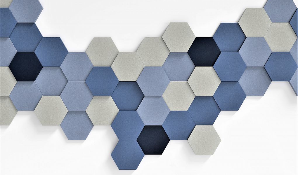 HEXA M Soft Acoustic Wall Panel - DecorMania.eu