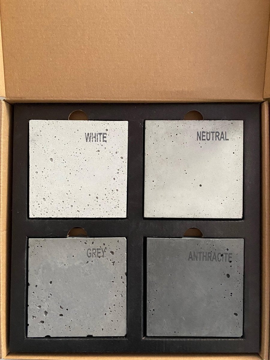 Concrete wall panel sample box - Wallset - DecorMania.eu